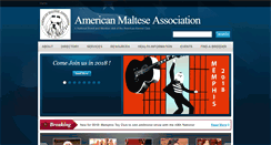 Desktop Screenshot of americanmaltese.org