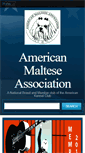 Mobile Screenshot of americanmaltese.org